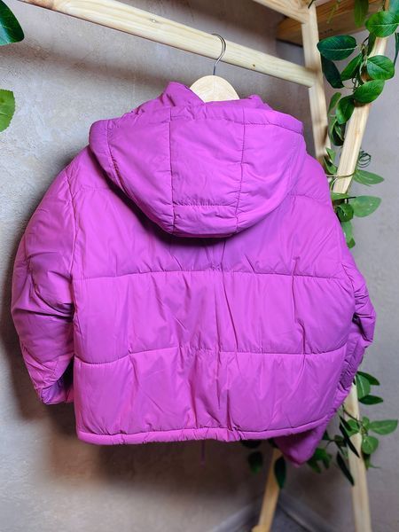 Яркая зимняя куртка для девочки  pink (S) фото
