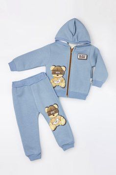 Теплий костюм для малюків трійка teddy фото